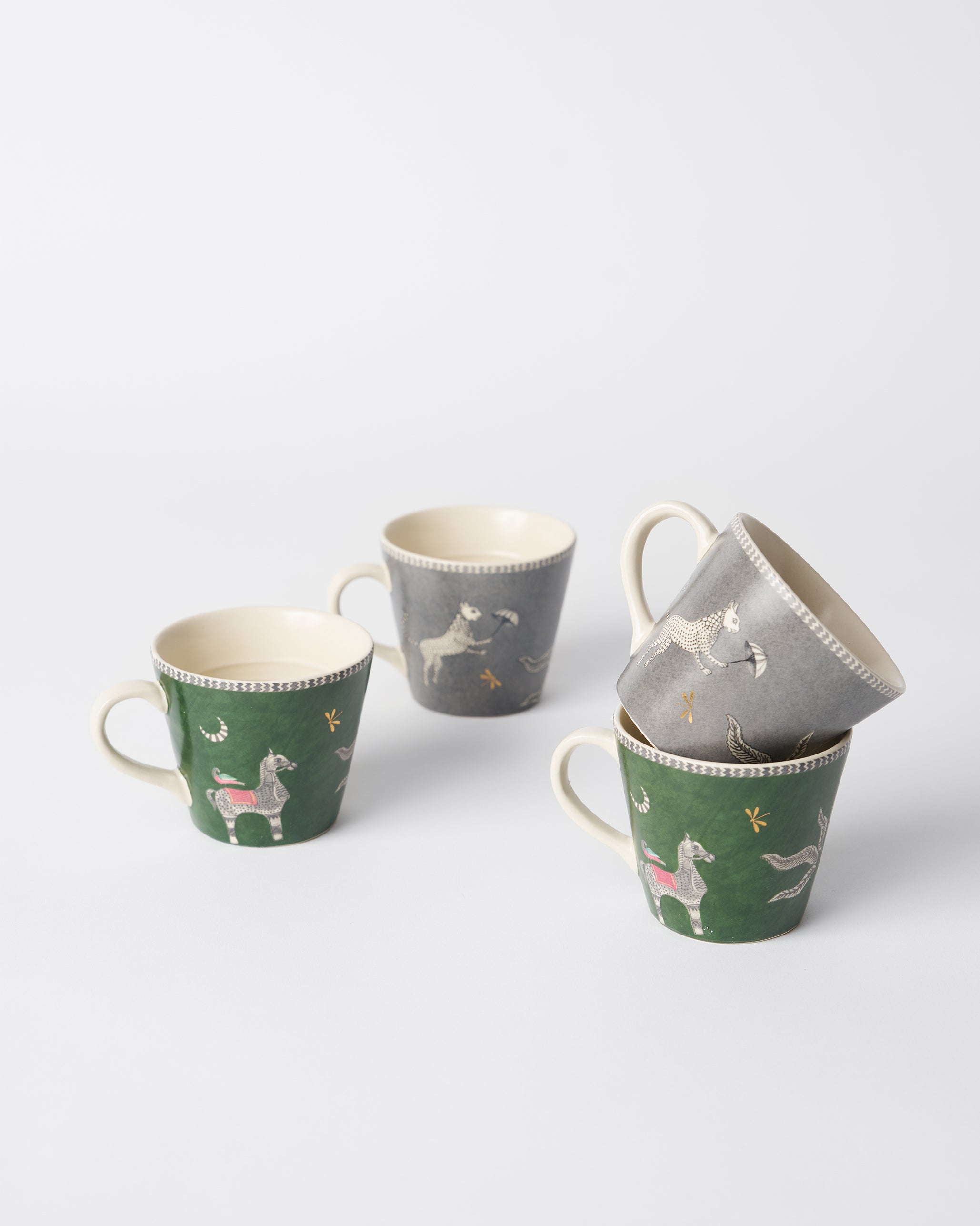 Indus Espresso Mug - Set of 4