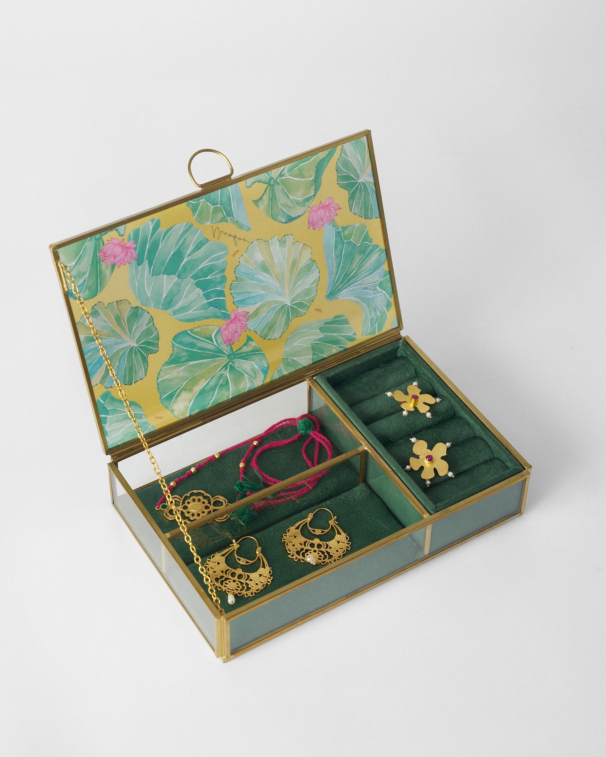 Lilly pond Jewellery Box