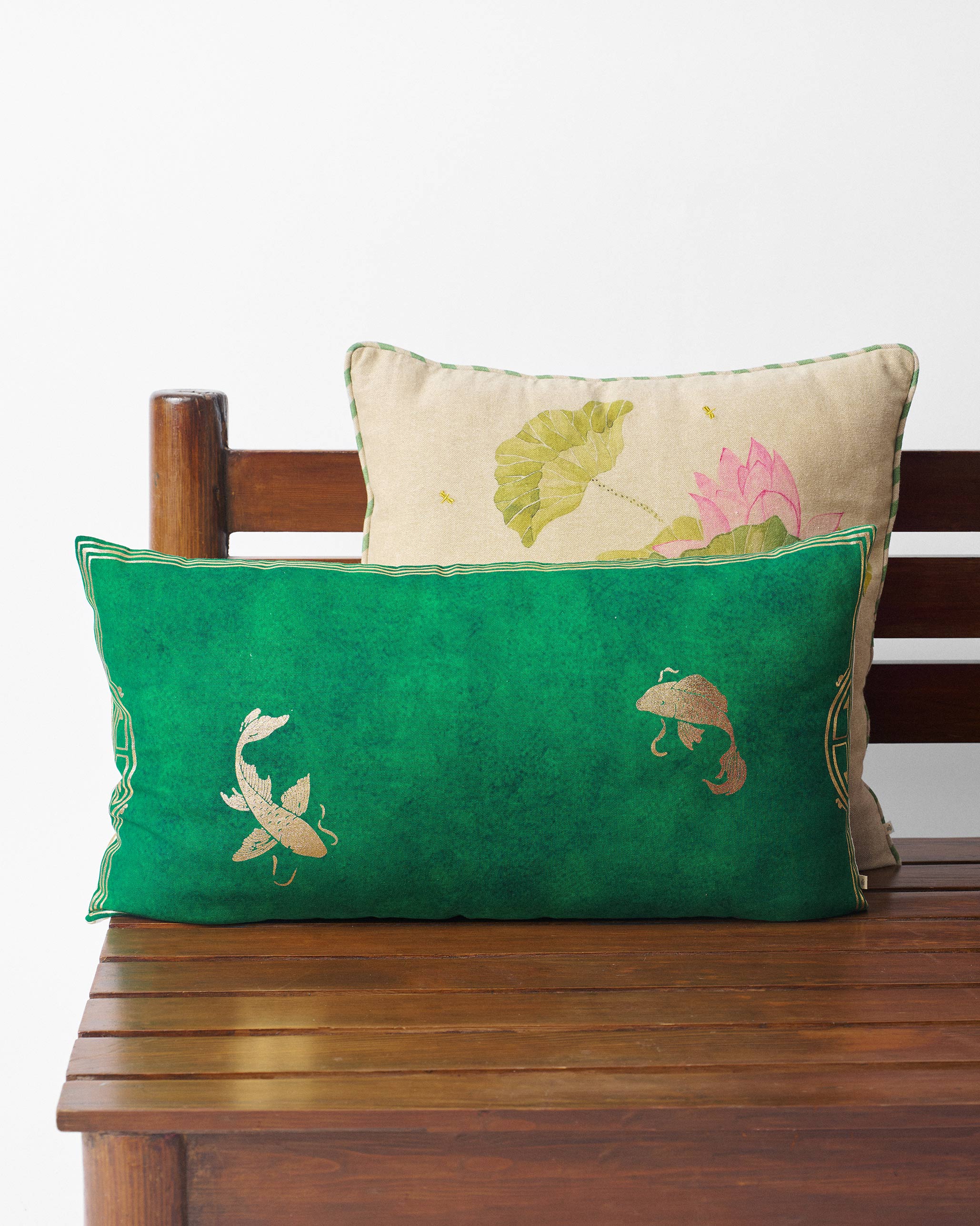 Dancing Koi Cushion Cover
