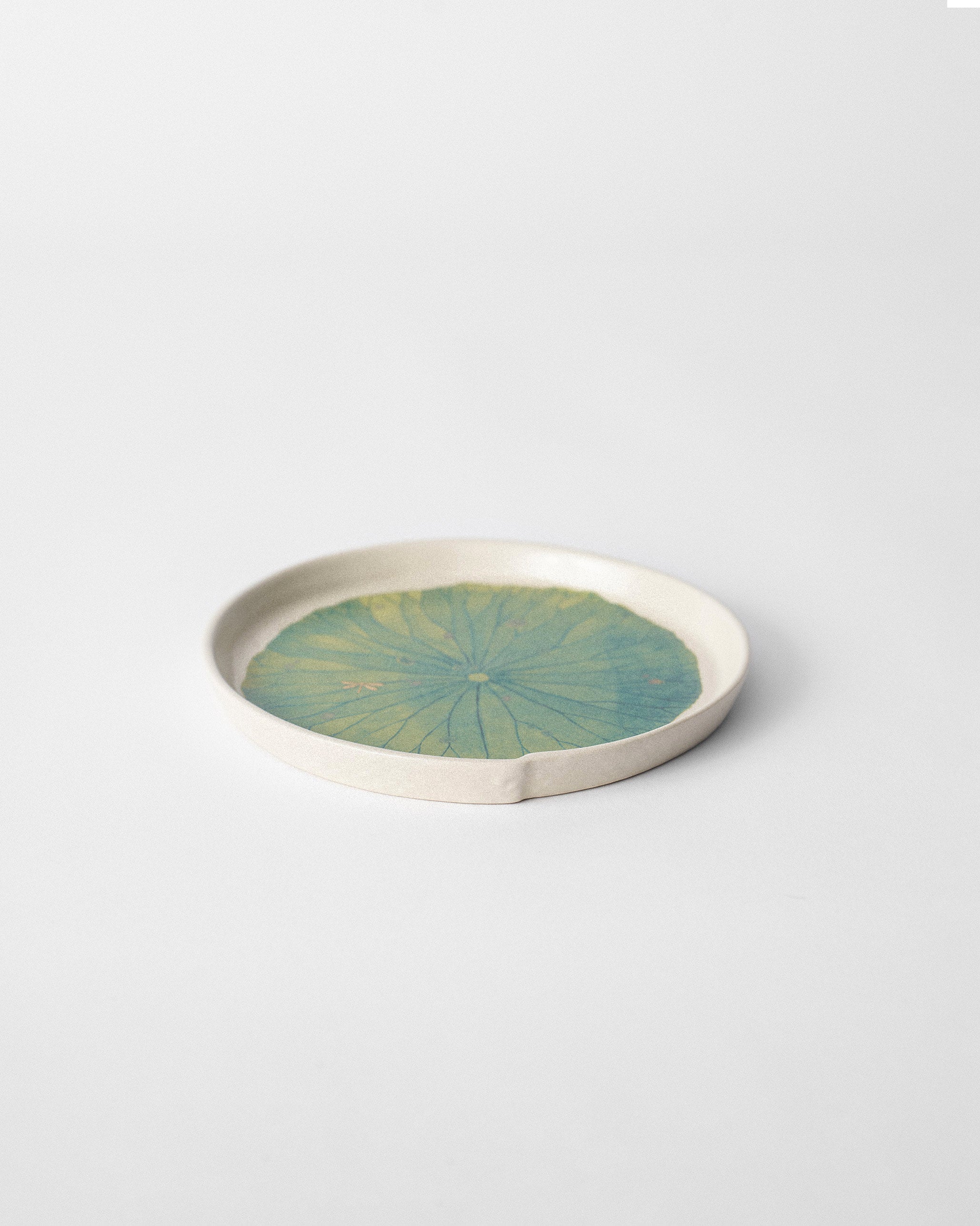 Lotus Garden Dessert Plate