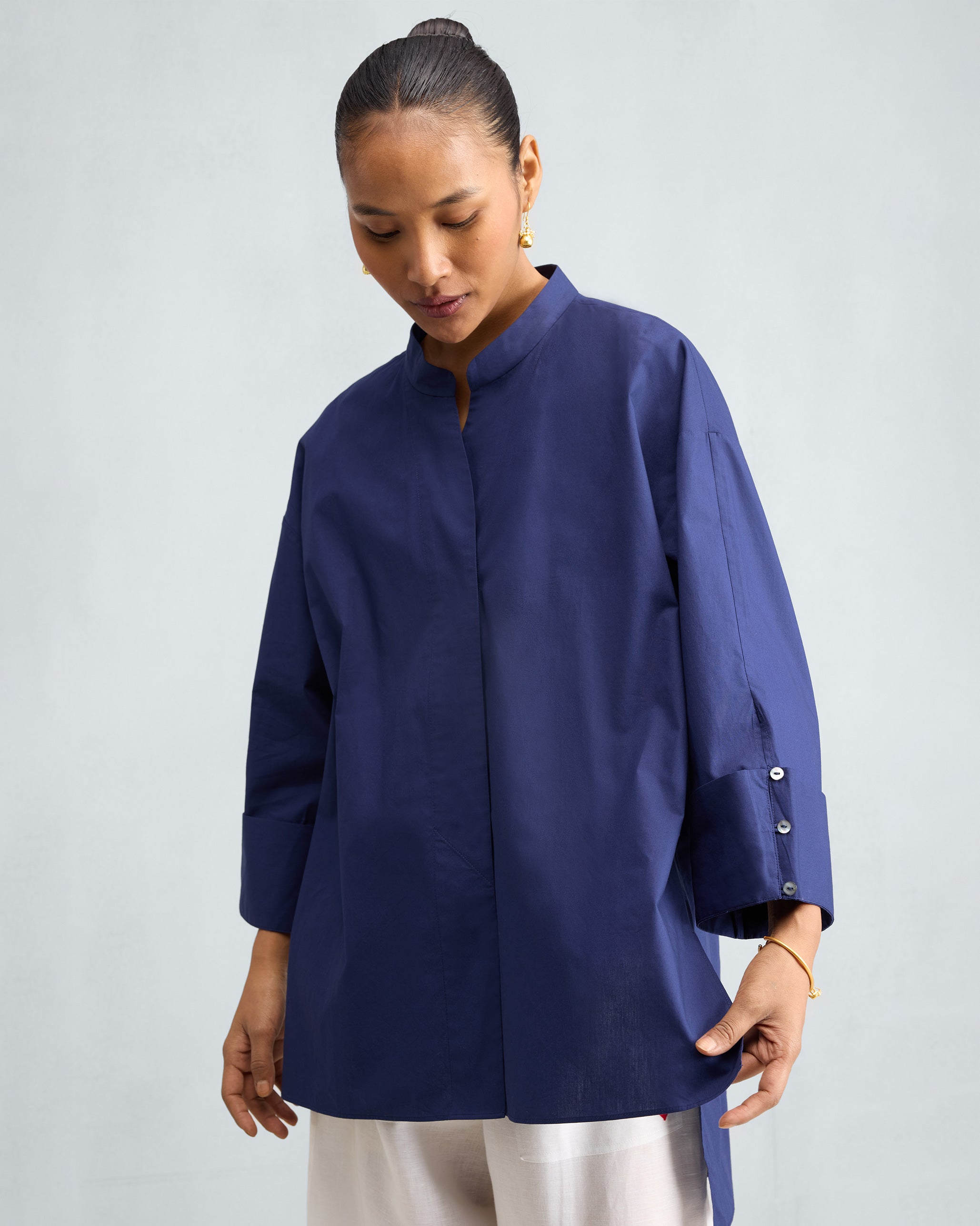 Cirrus Shirt - Ink Blue