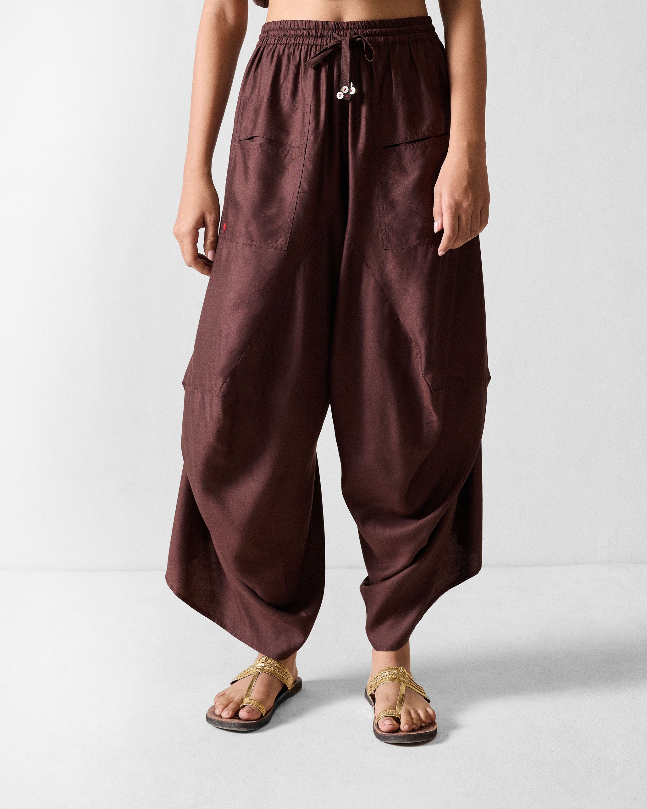 Yoka Trousers - Chocolate Brown