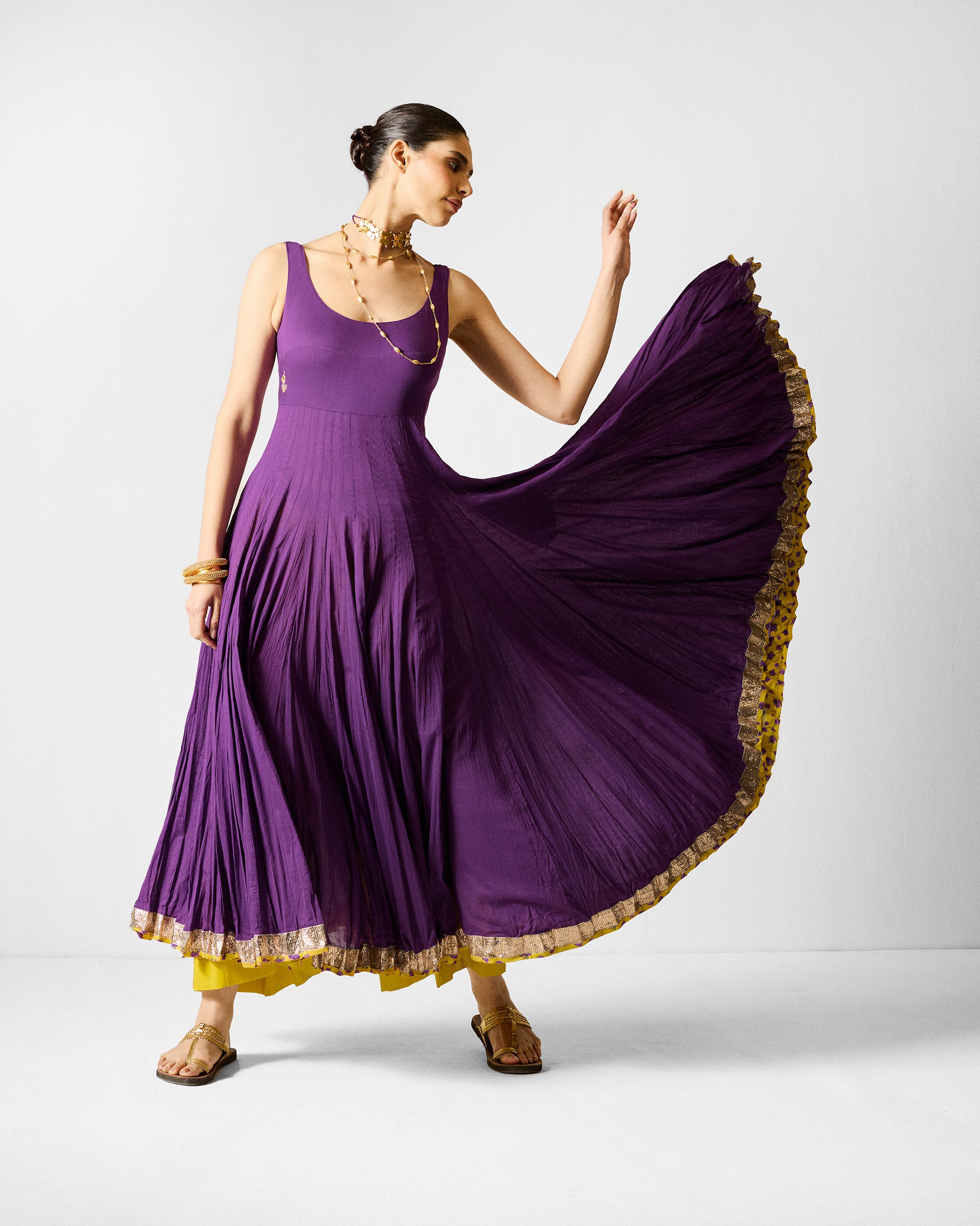 Kochi Kurta - Purple