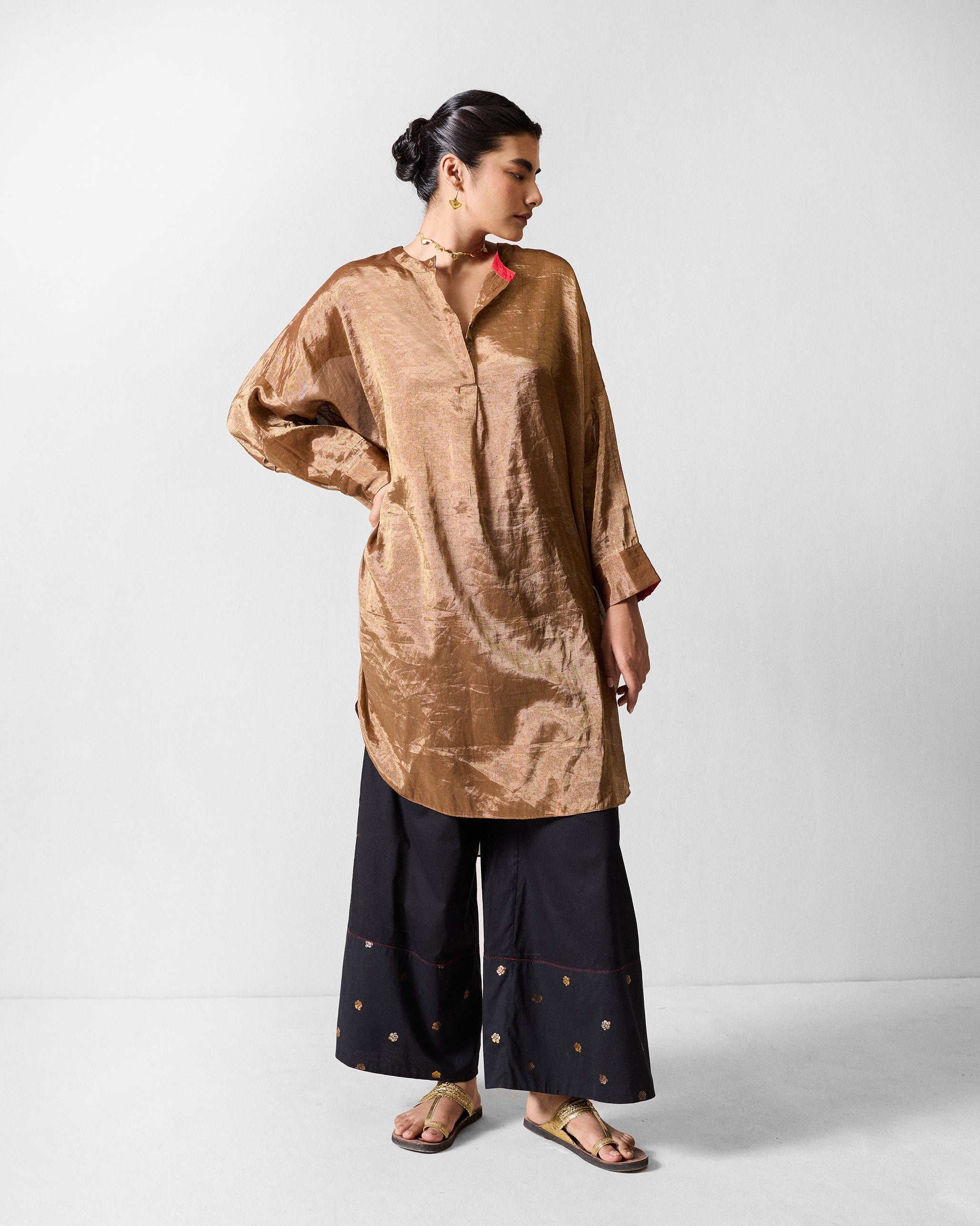 Lazy Sunday Tunic - Gold