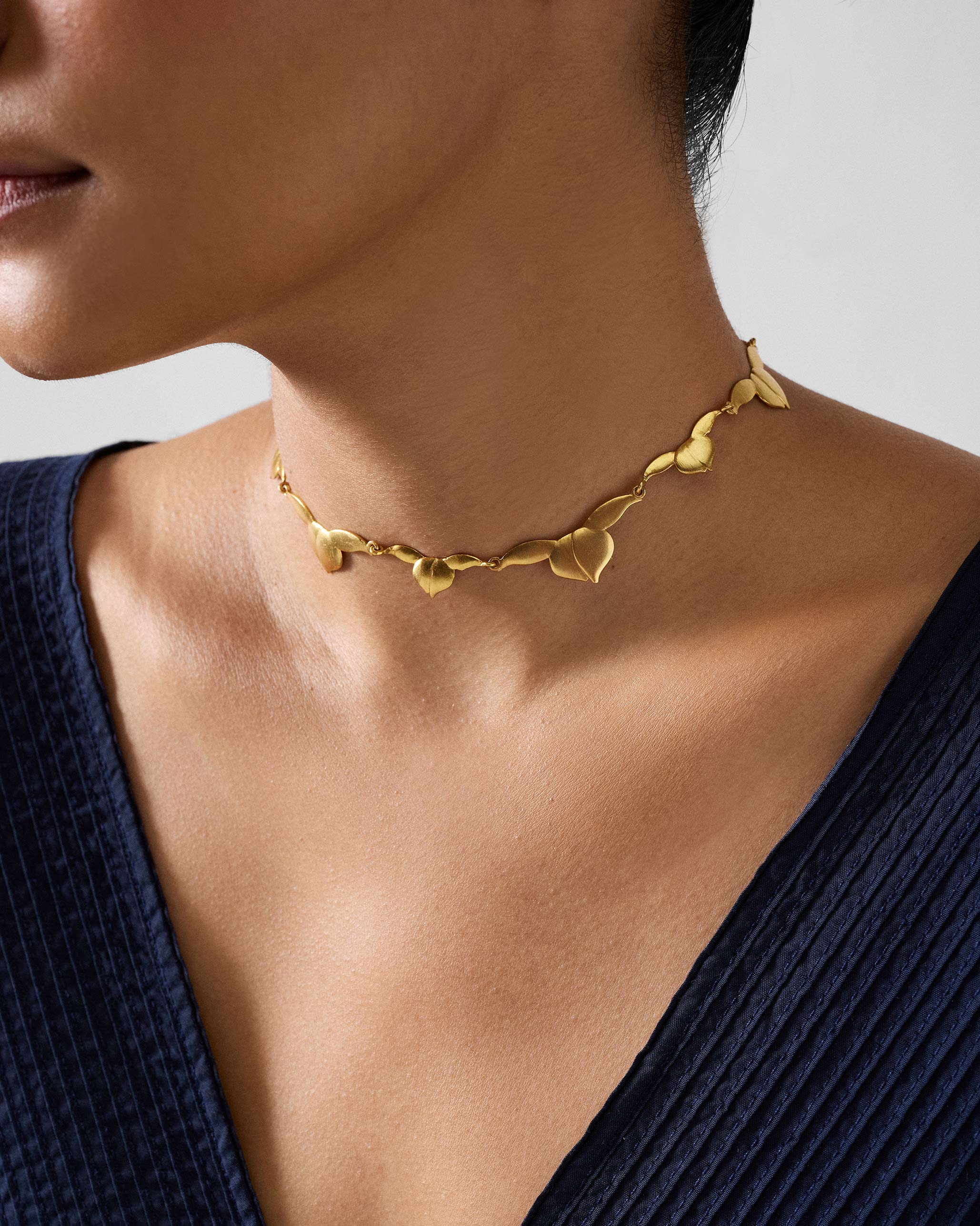 Kamal Haar Necklace - Gold