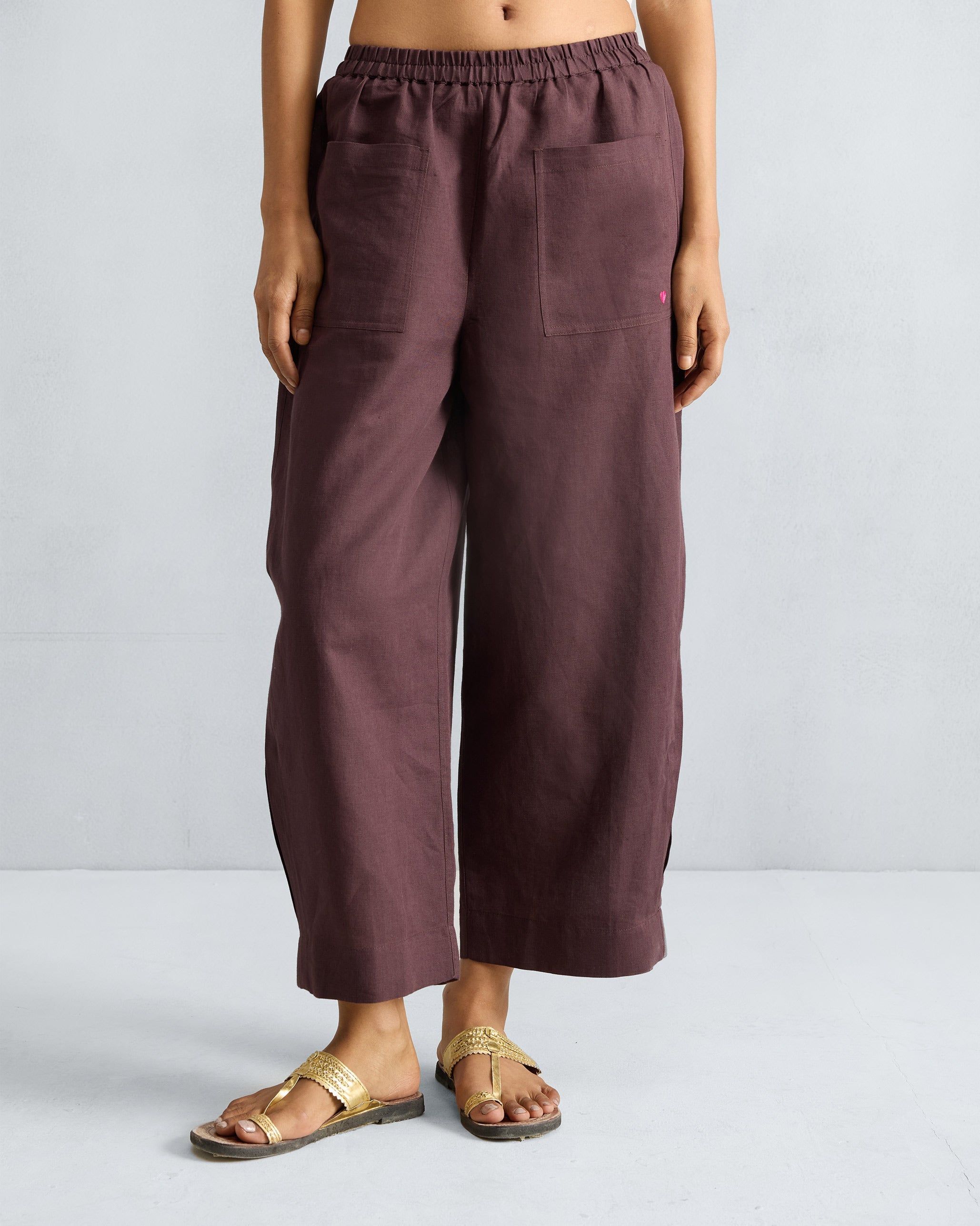 Serene Pants - Chocolate Plum