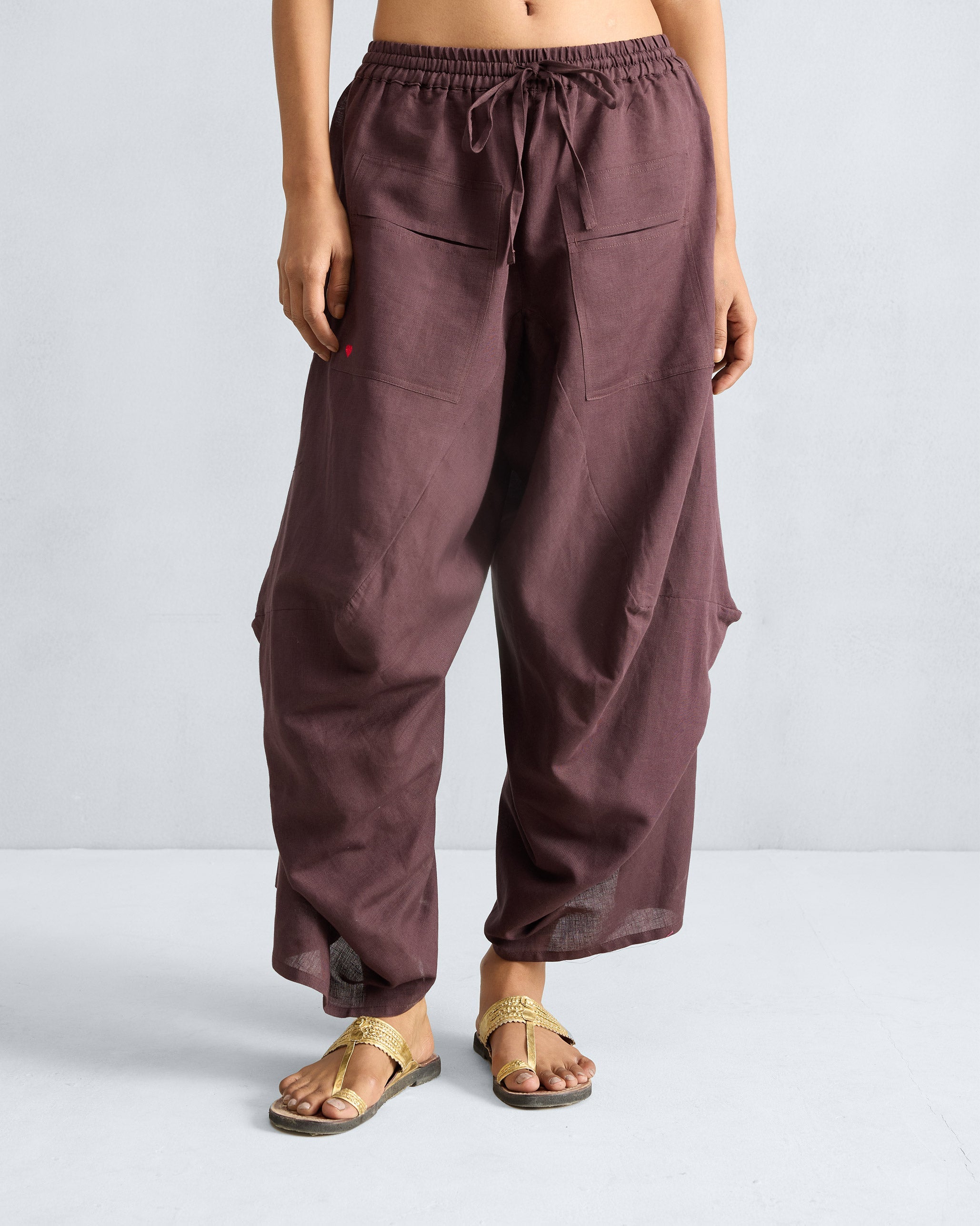 Yoka Trousers - Chocolate Plum