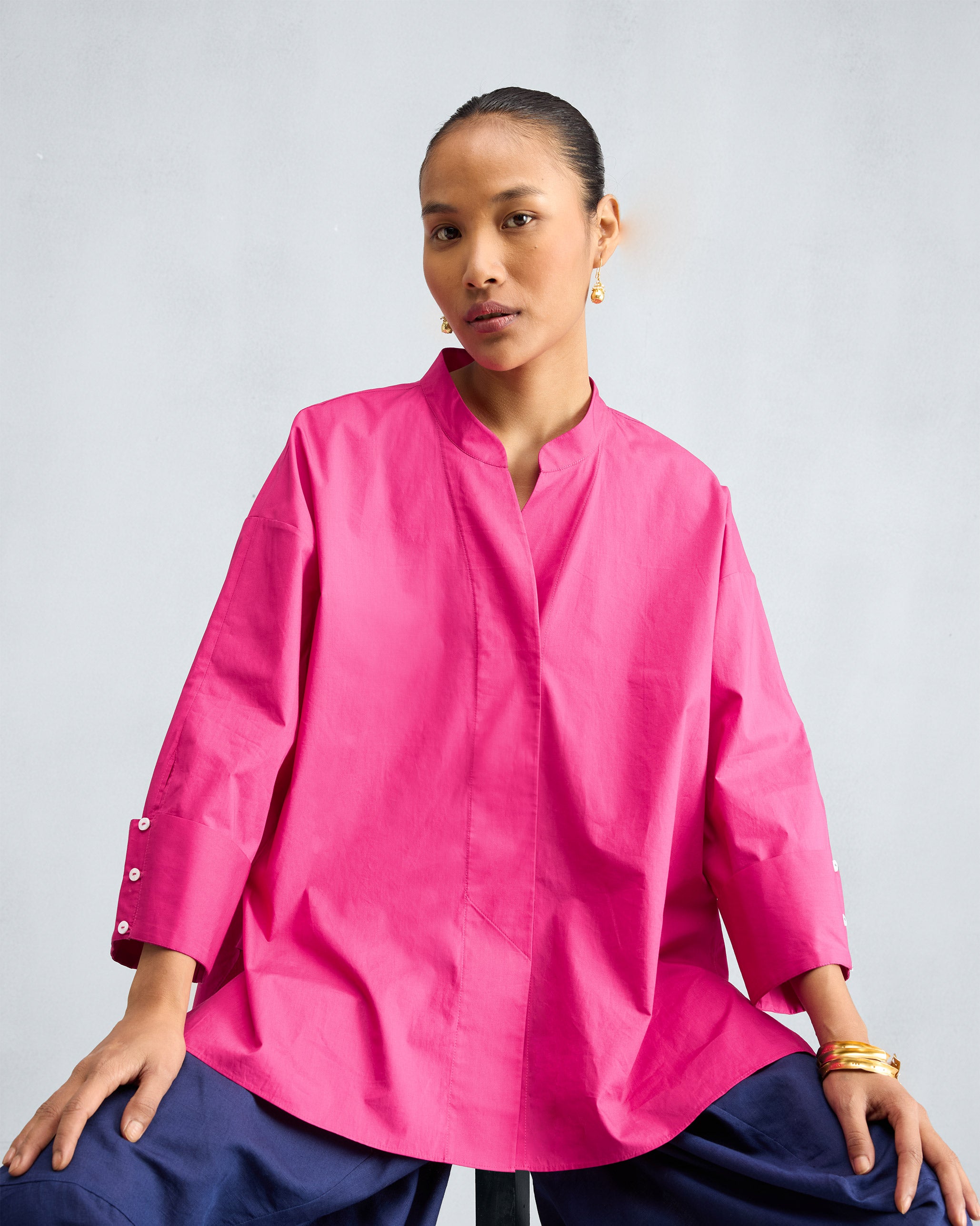 Cirrus Shirt - Fuchsia