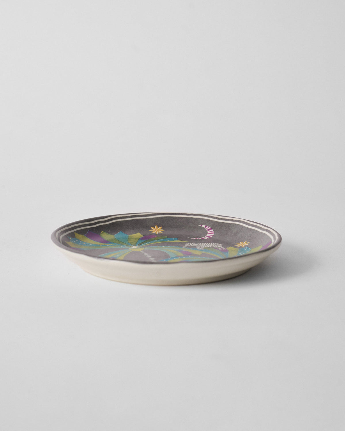 Palm Bloom Quarter Plate