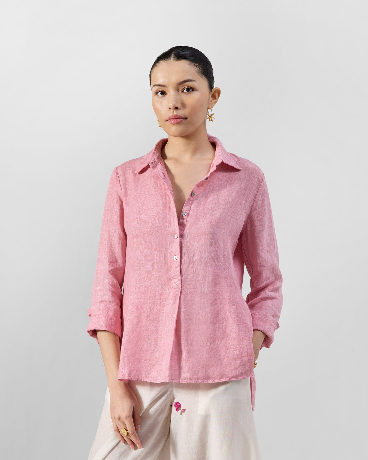 Mati Shirt - 100% Linen Regular Fit