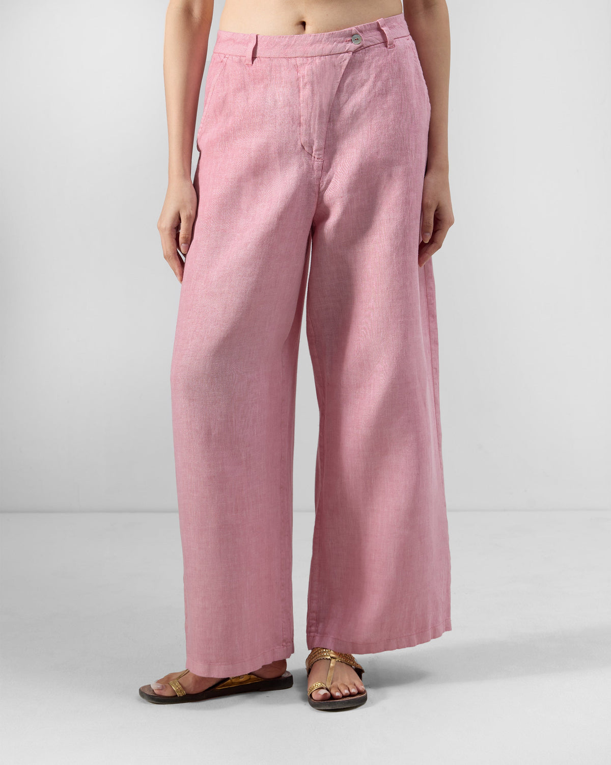 Aven Pants - 100% Linen A-Line Fit