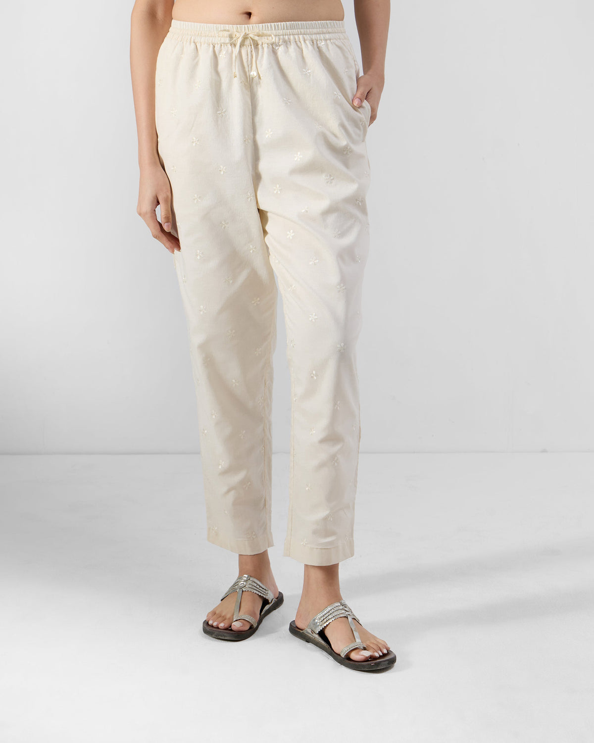 Kintara Pants - Embroidered 100% Cotton