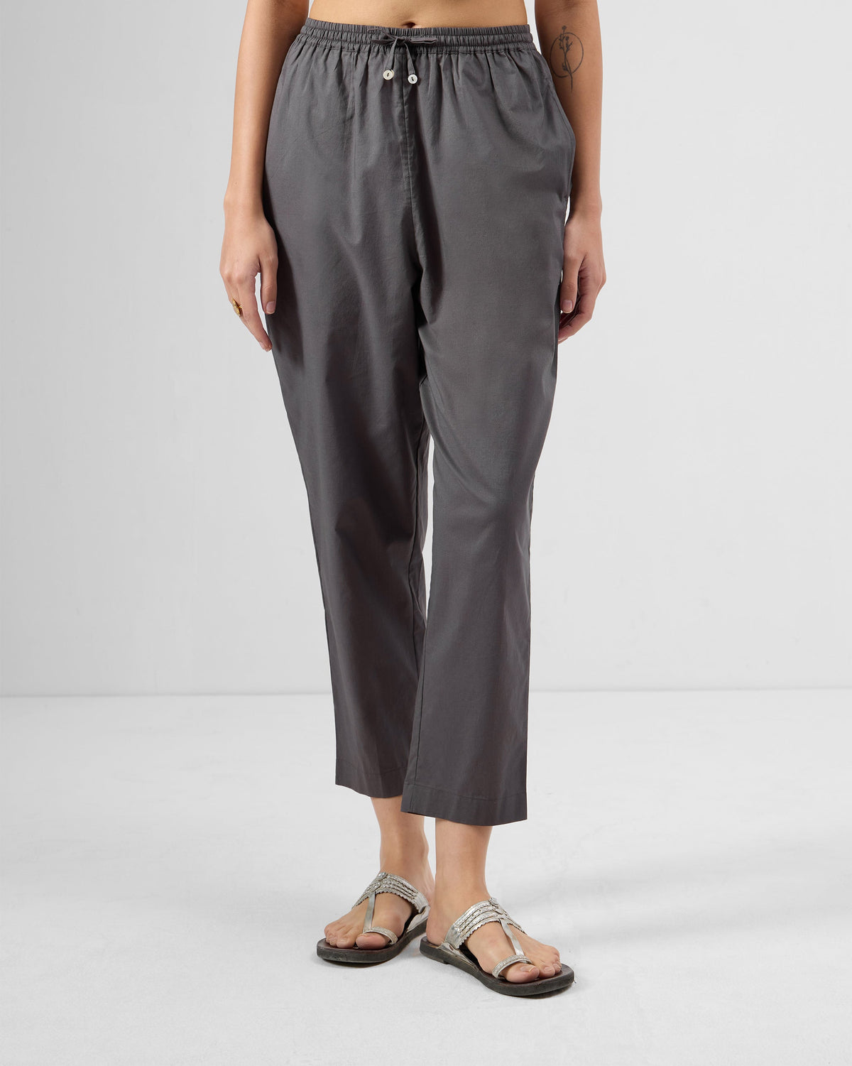 Narrow Pants - 100% Cotton Narrow Fit