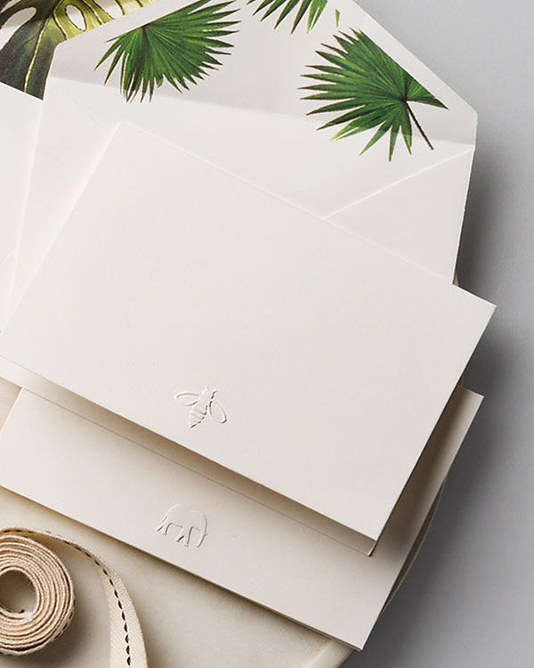 Palm stationery set