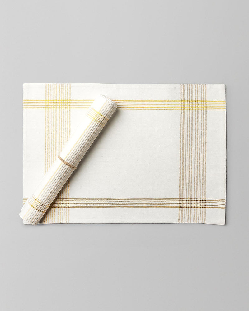 Riku Placemat (Set of 2) - Gold