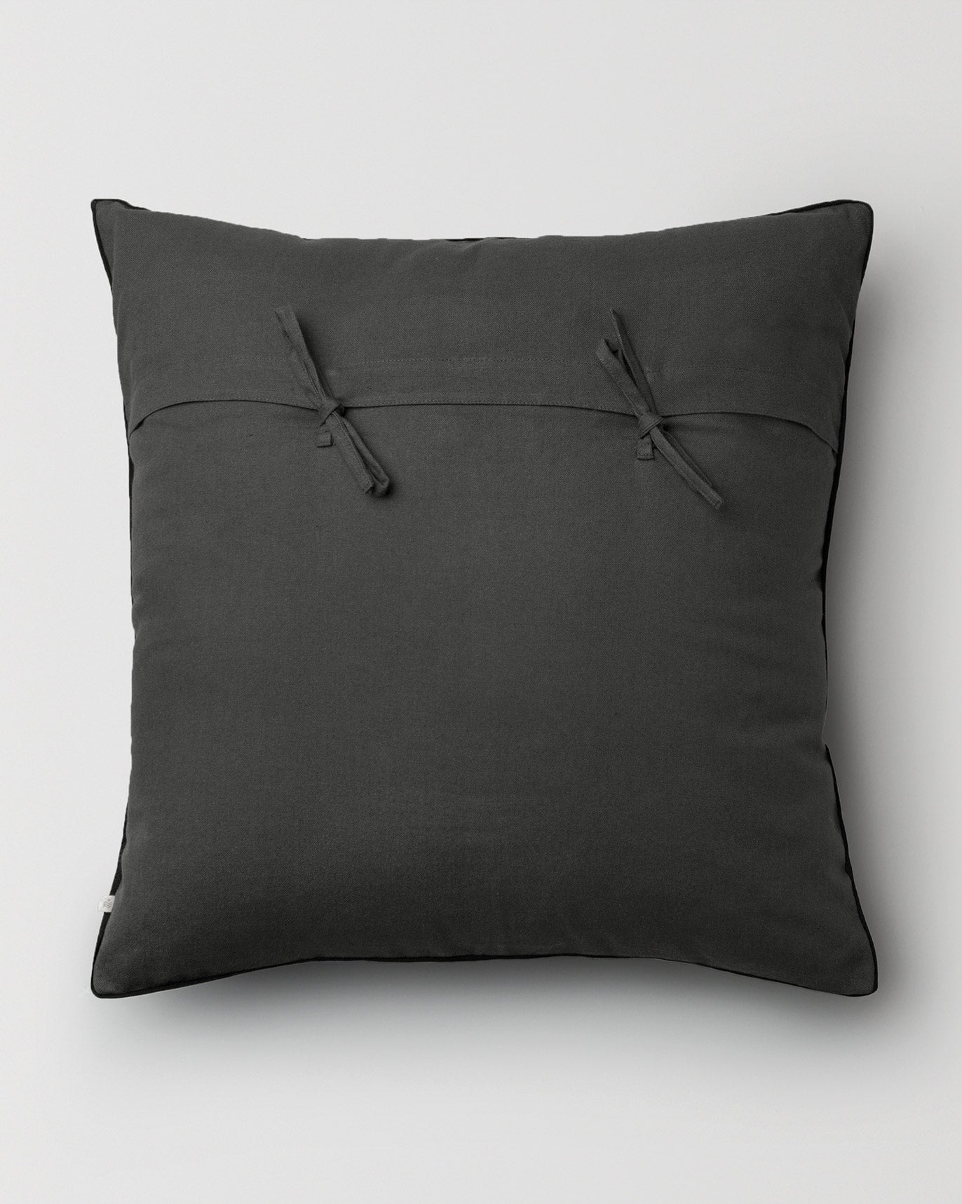 Chinese Knot Cushion Cover - Charcoal