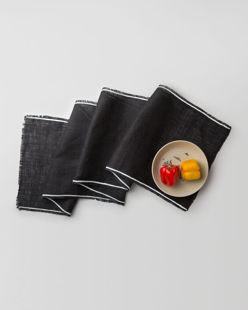 Black Jute Runner