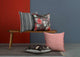 Chinoiserie Cushion Cover - Charcoal