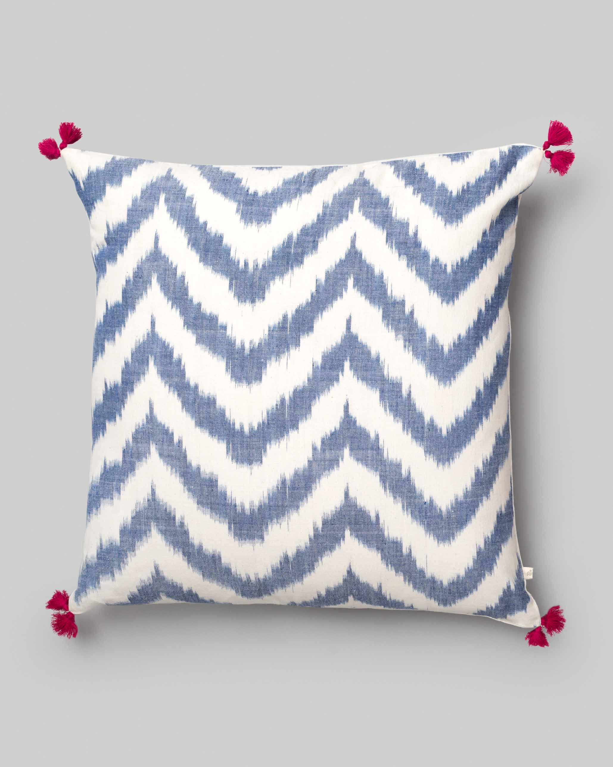 Kasuri Chevron Cushion Cover