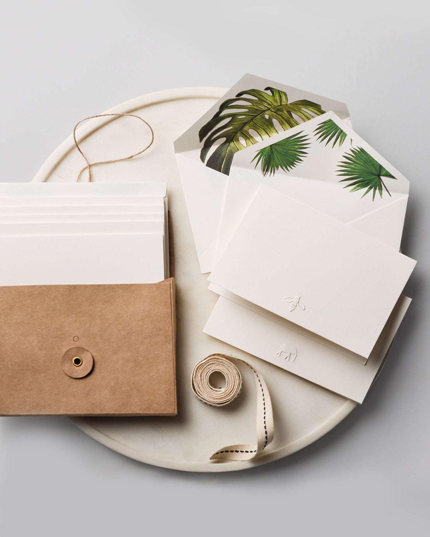 Palm stationery set