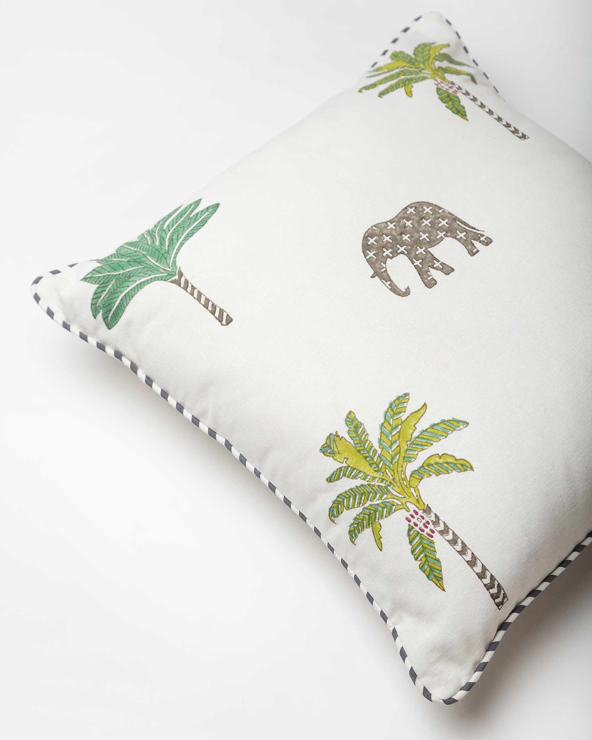 Yala Cushion Cover - Green