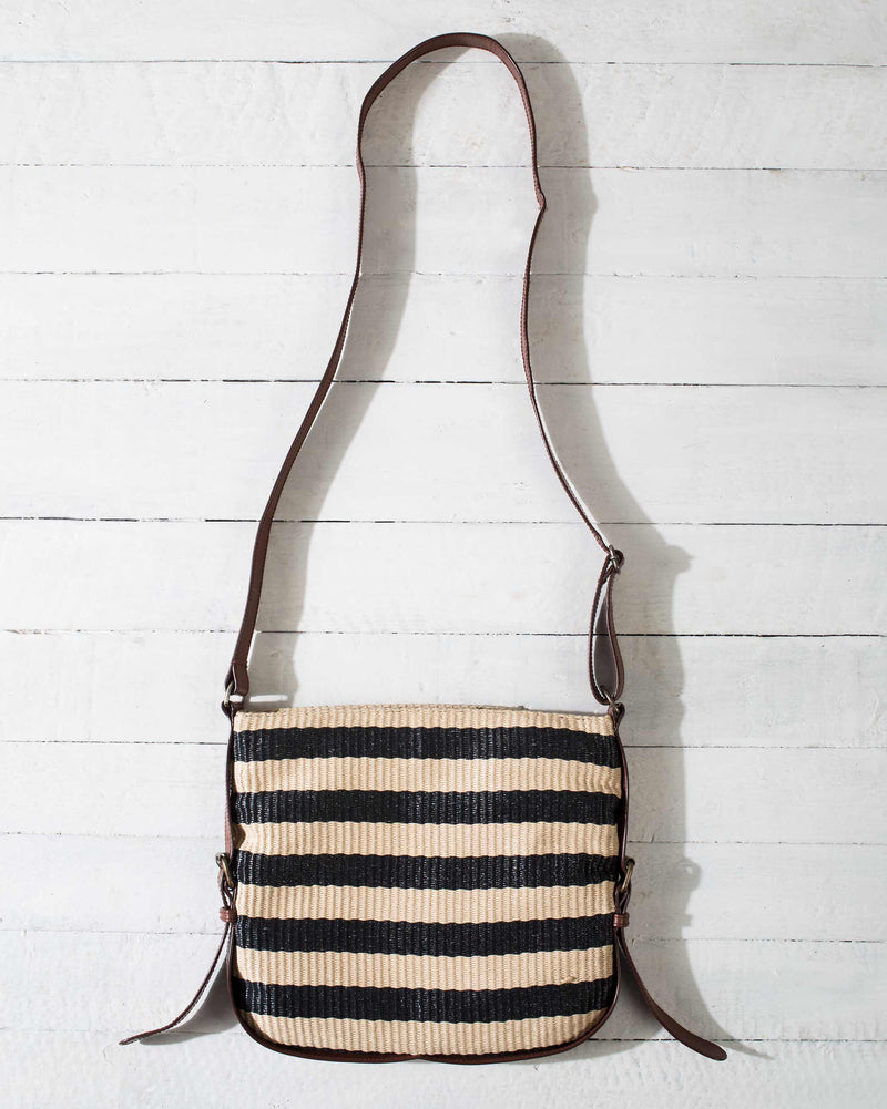 Stripe Crossbody Bag