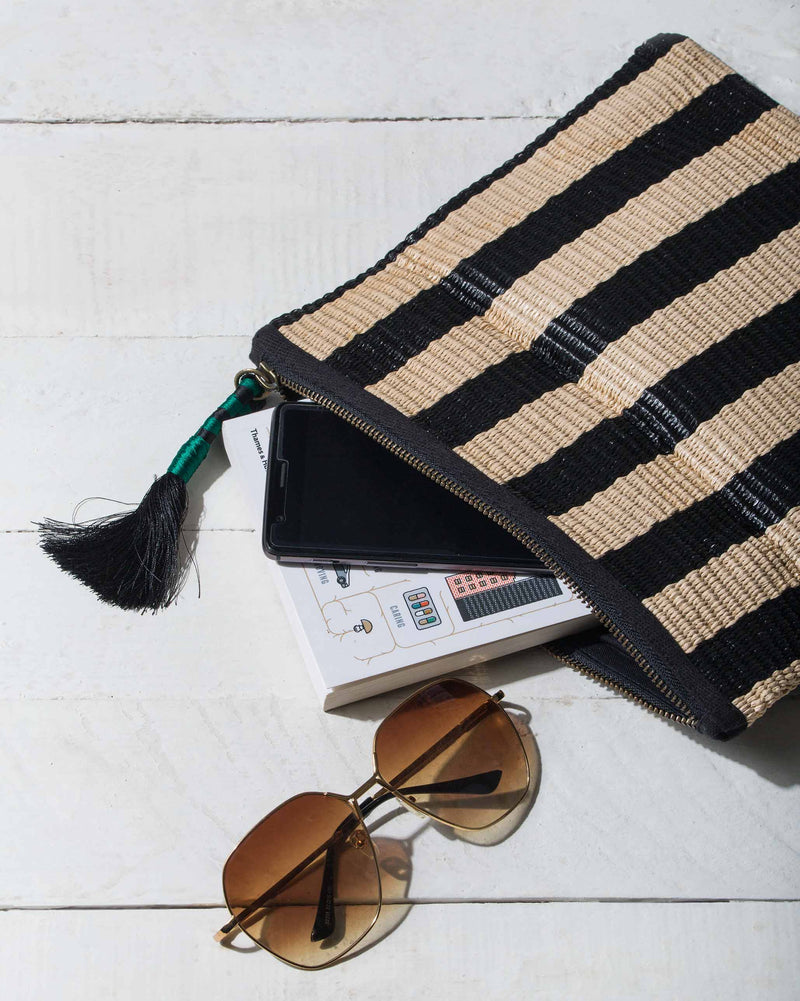 Stripey Clutch