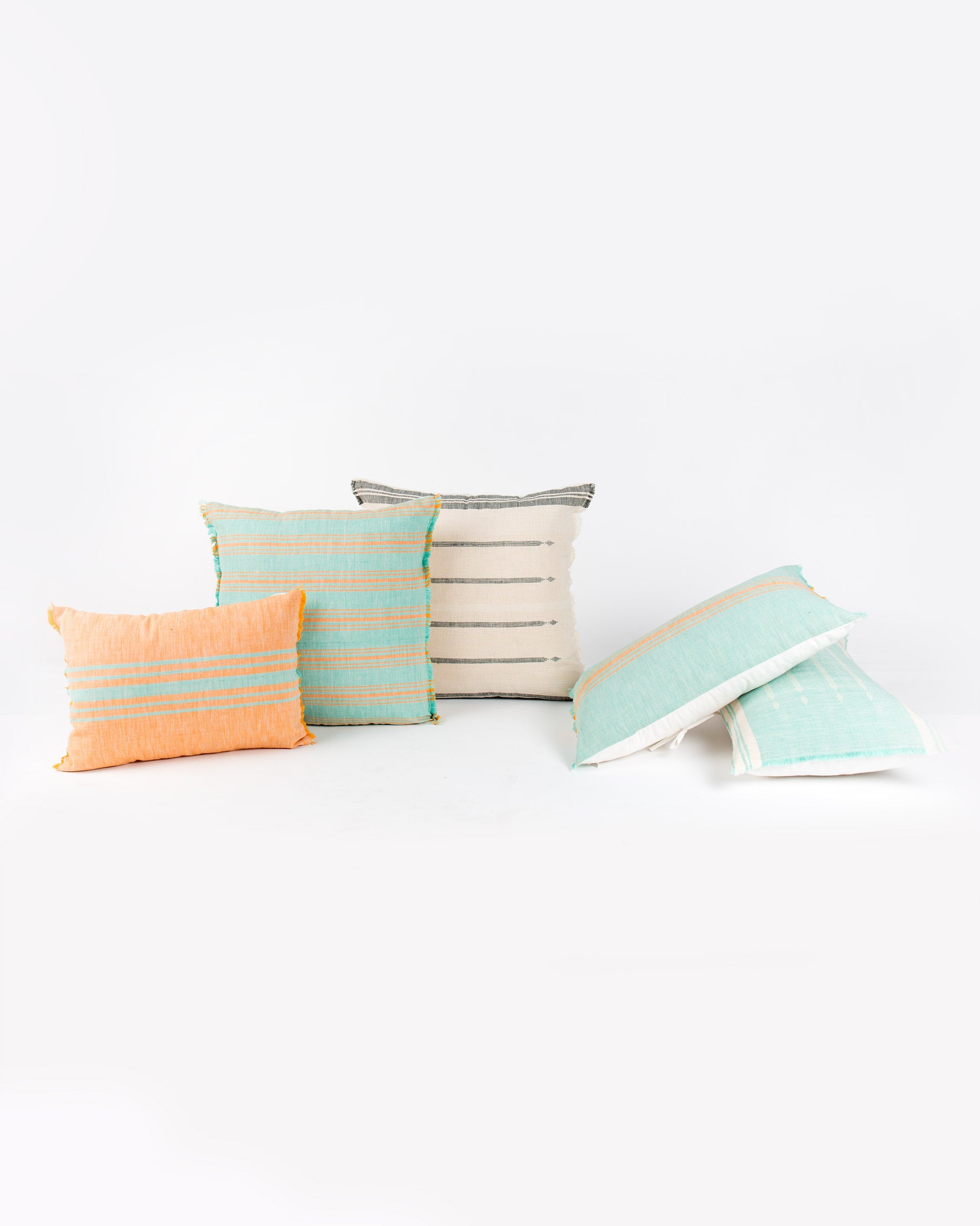 Ber Ber Diamond Pillow Cover - Aqua