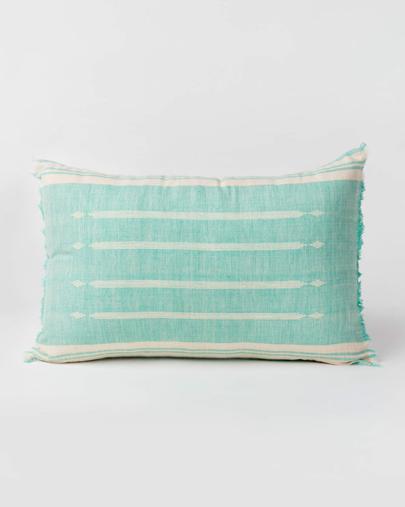 Ber Ber Diamond Pillow Cover - Aqua