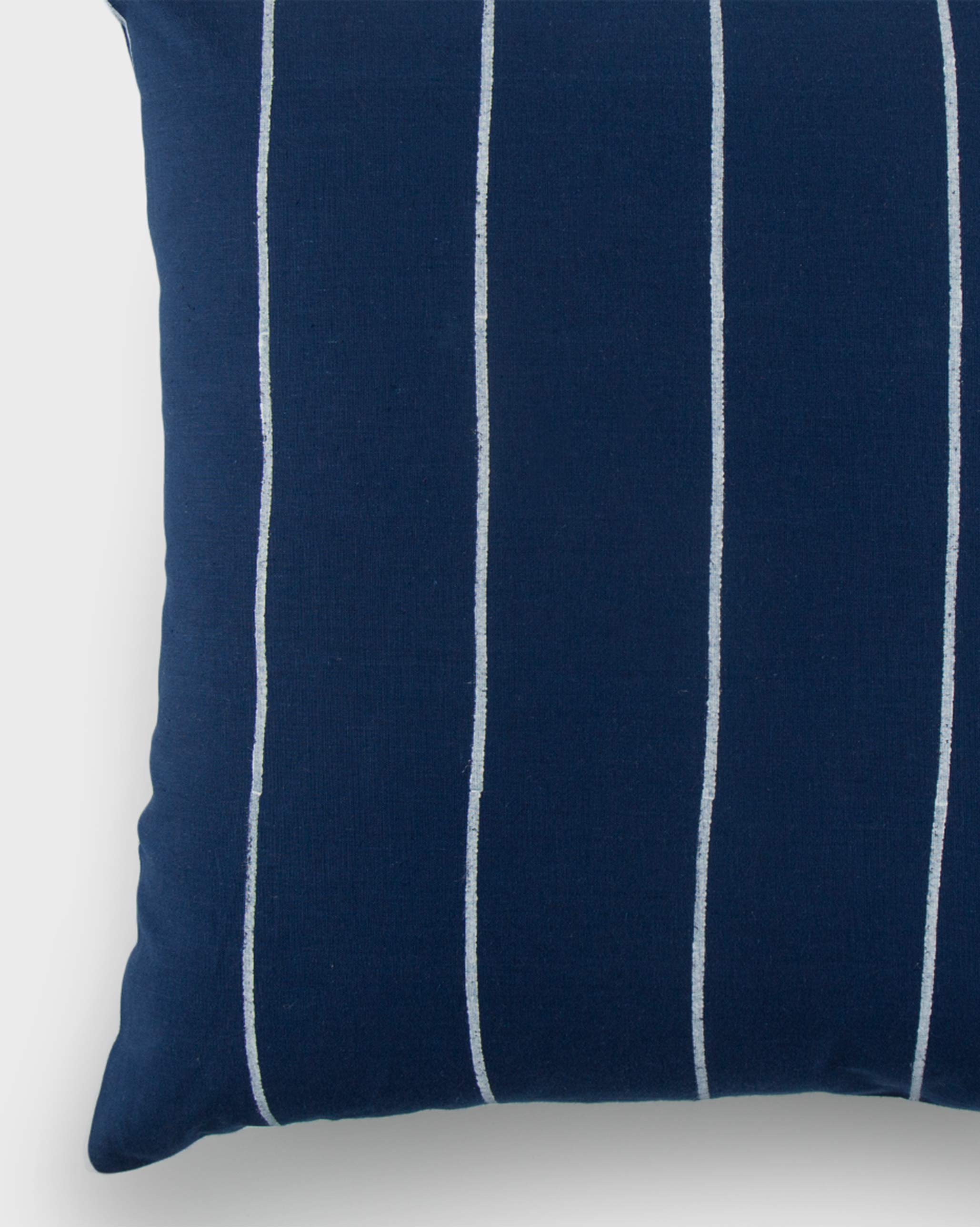 Kumarakom Nautical Stripe Cushion Cover - Indigo