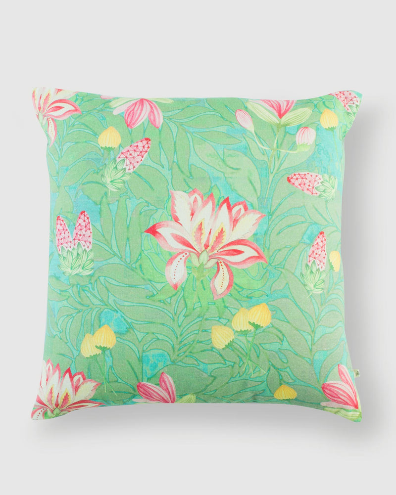 Dandeli Cushion Cover - Smoke Green