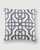 Trellis Cushion Cover - Charcoal