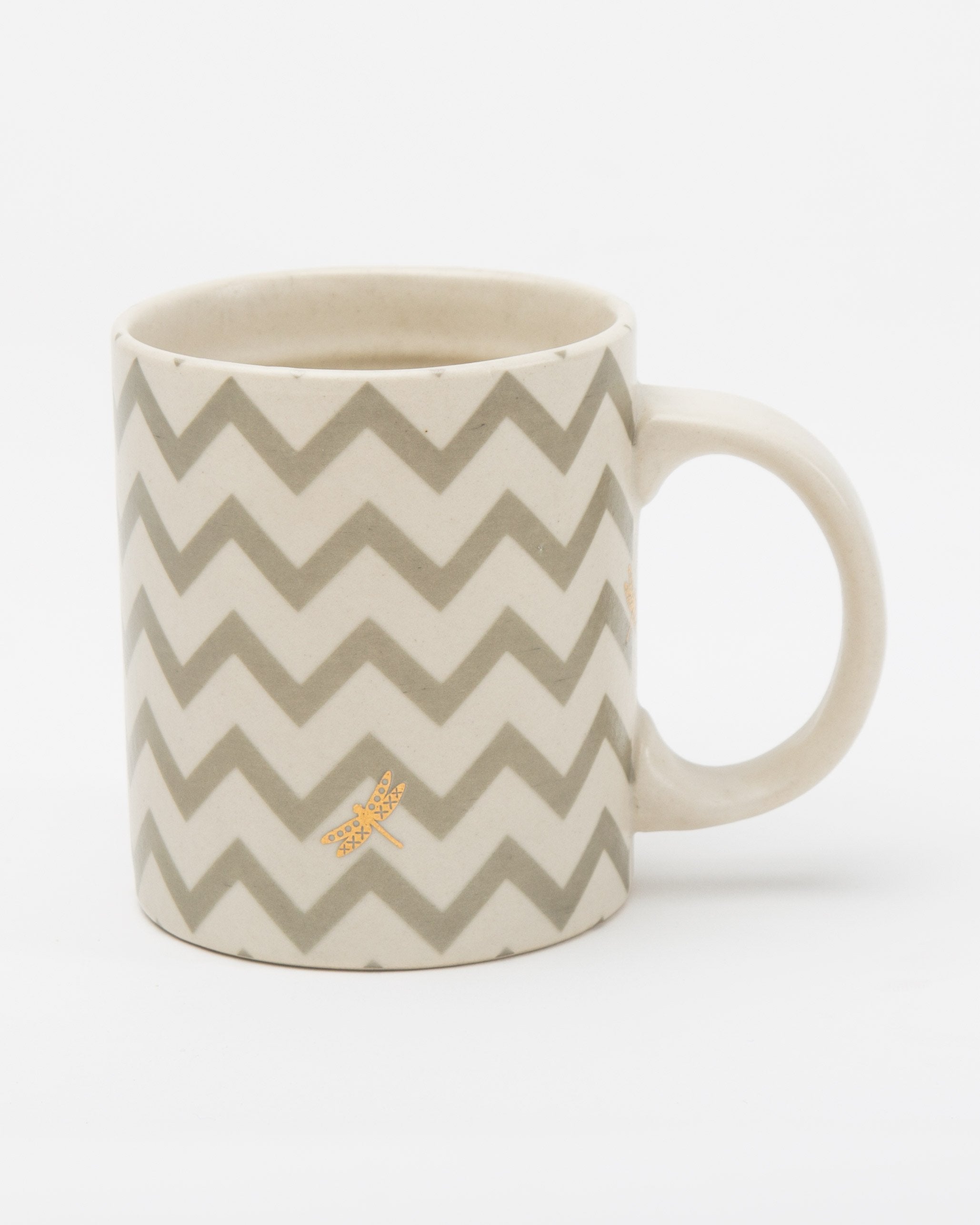 Lily Pond Chevron Mug