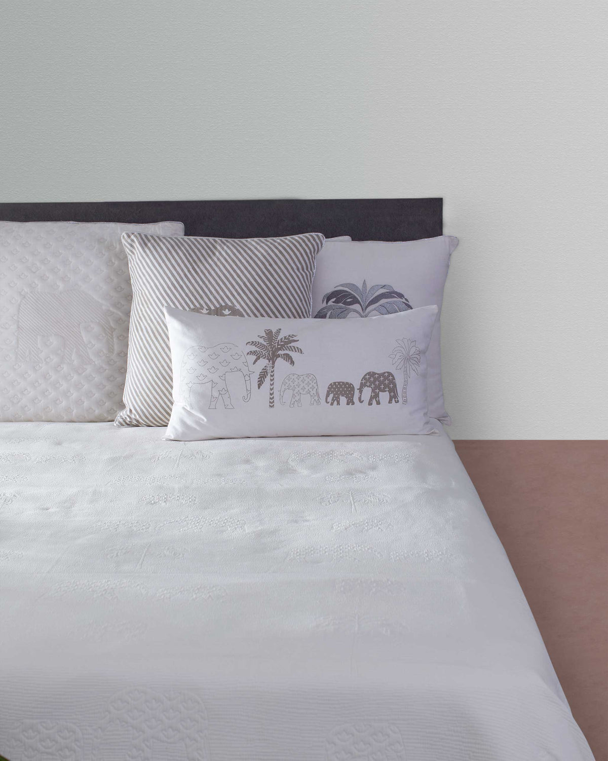 Colombo Matelasse King Bed Cover spread on a bed.