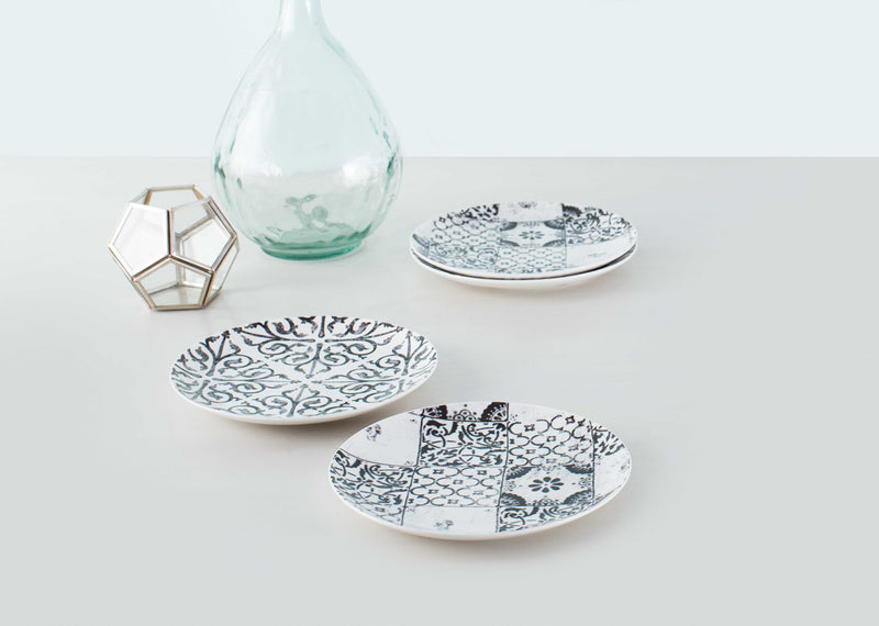 Flora Fauna Quarter Plate (Set of 2)