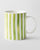 Flora Fauna Stripes Mug - Lime