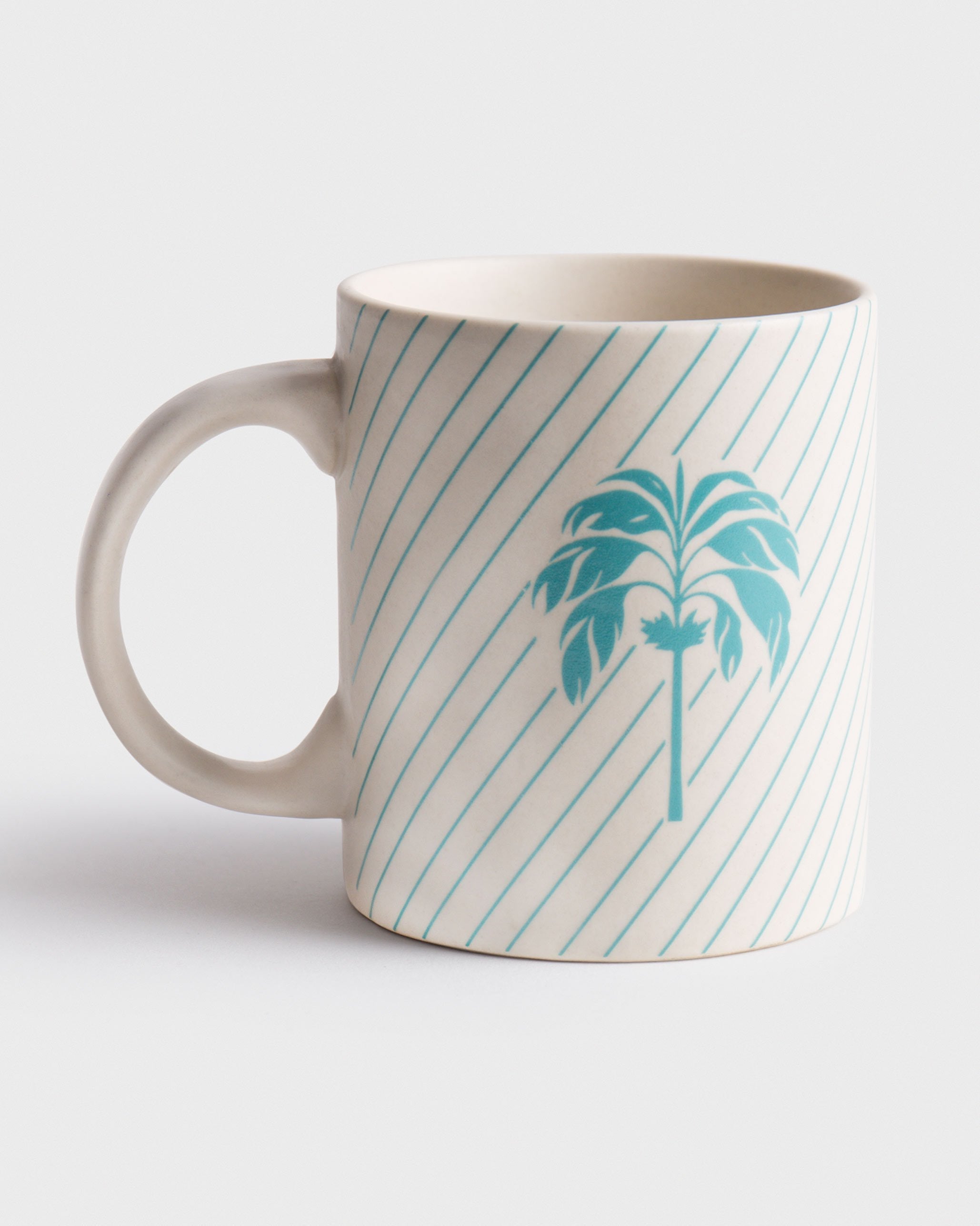 Palm Mug - Aqua