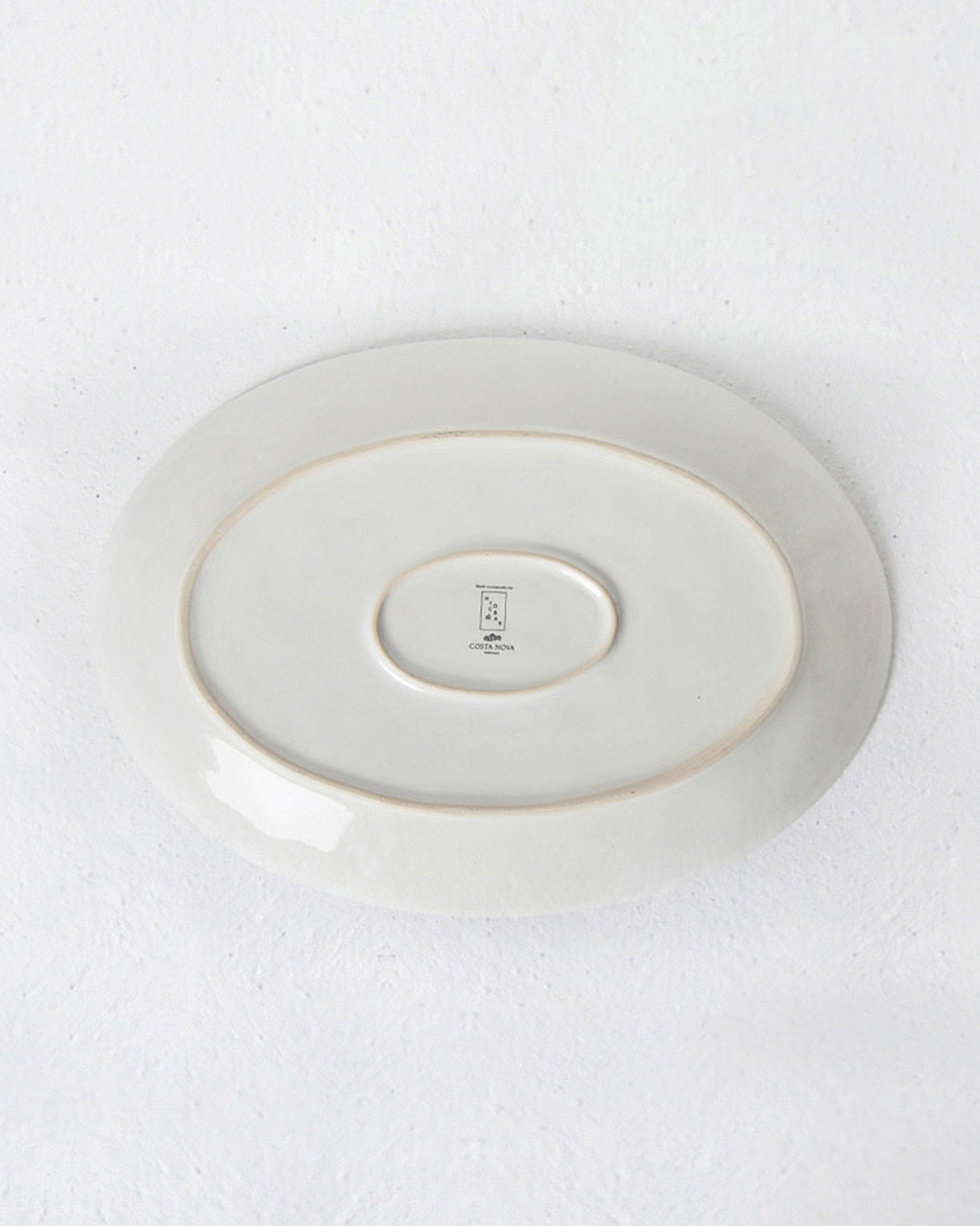 Aguada Oval Platter - White