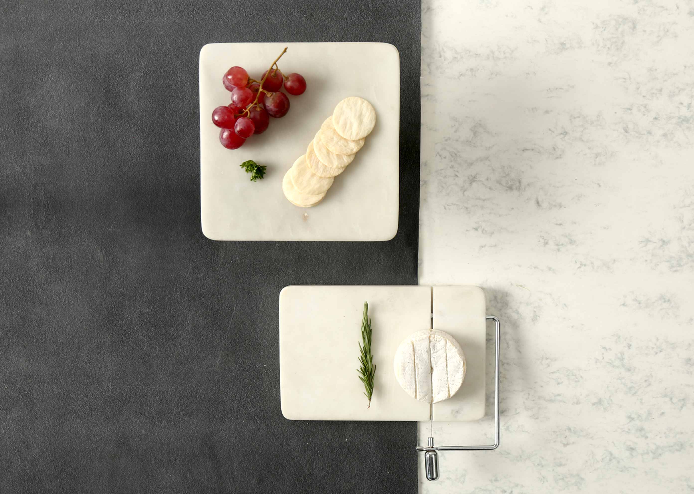 Marble Cheese Board with Slicer