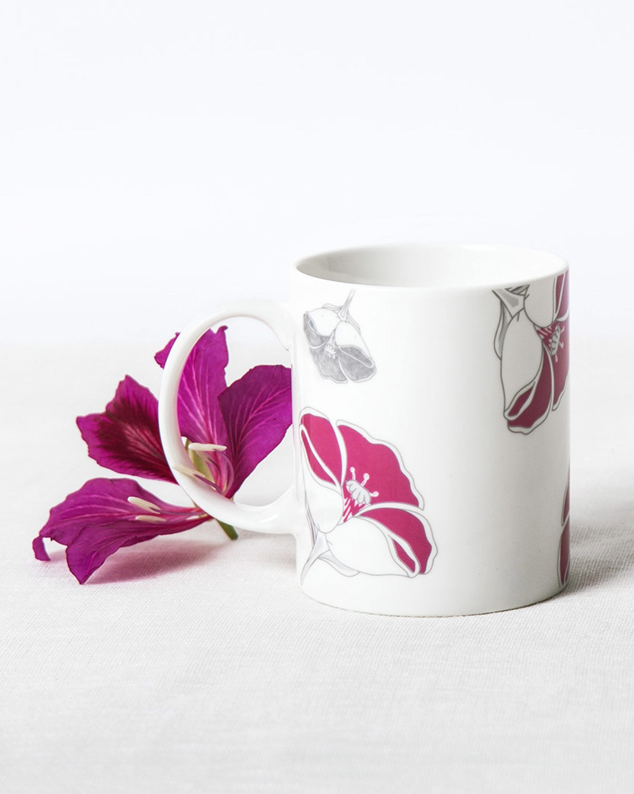 Frangi Flower Mug - Fuchsia