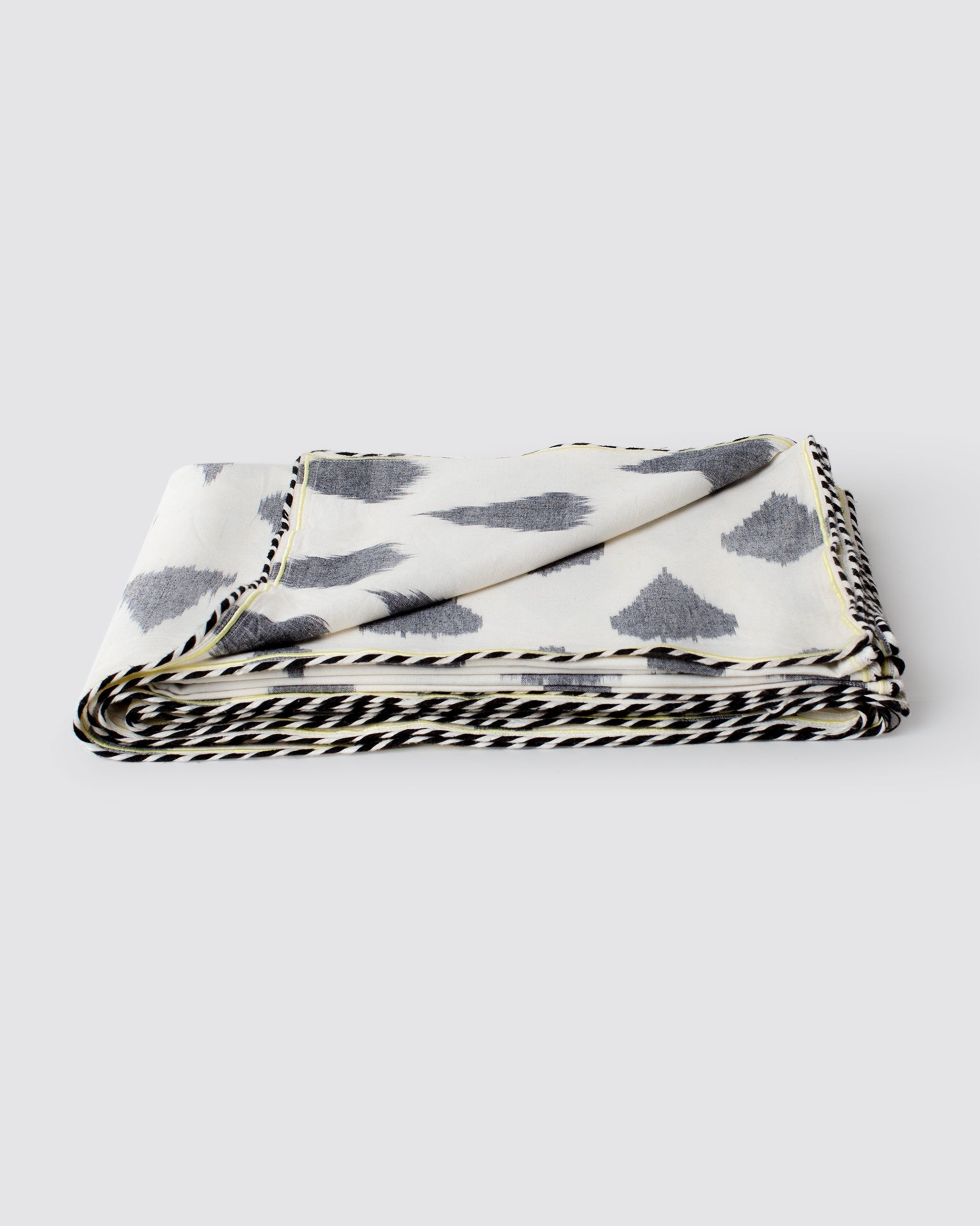 Ikat Tear drop King Bed Cover