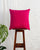 Verandah Reversible Cushion Cover - Fuchsia & Grey