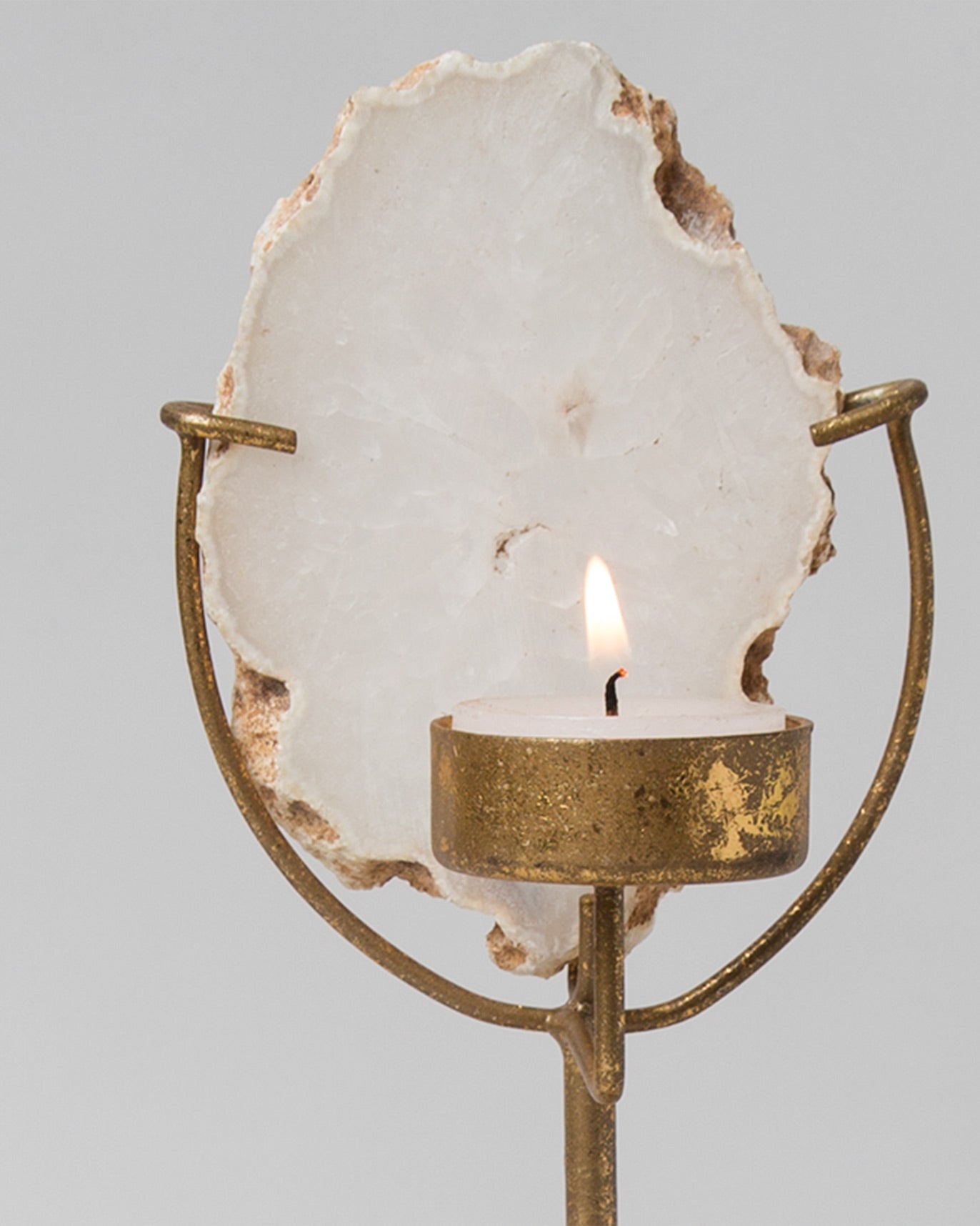 Agate Tea Light Holder - Large