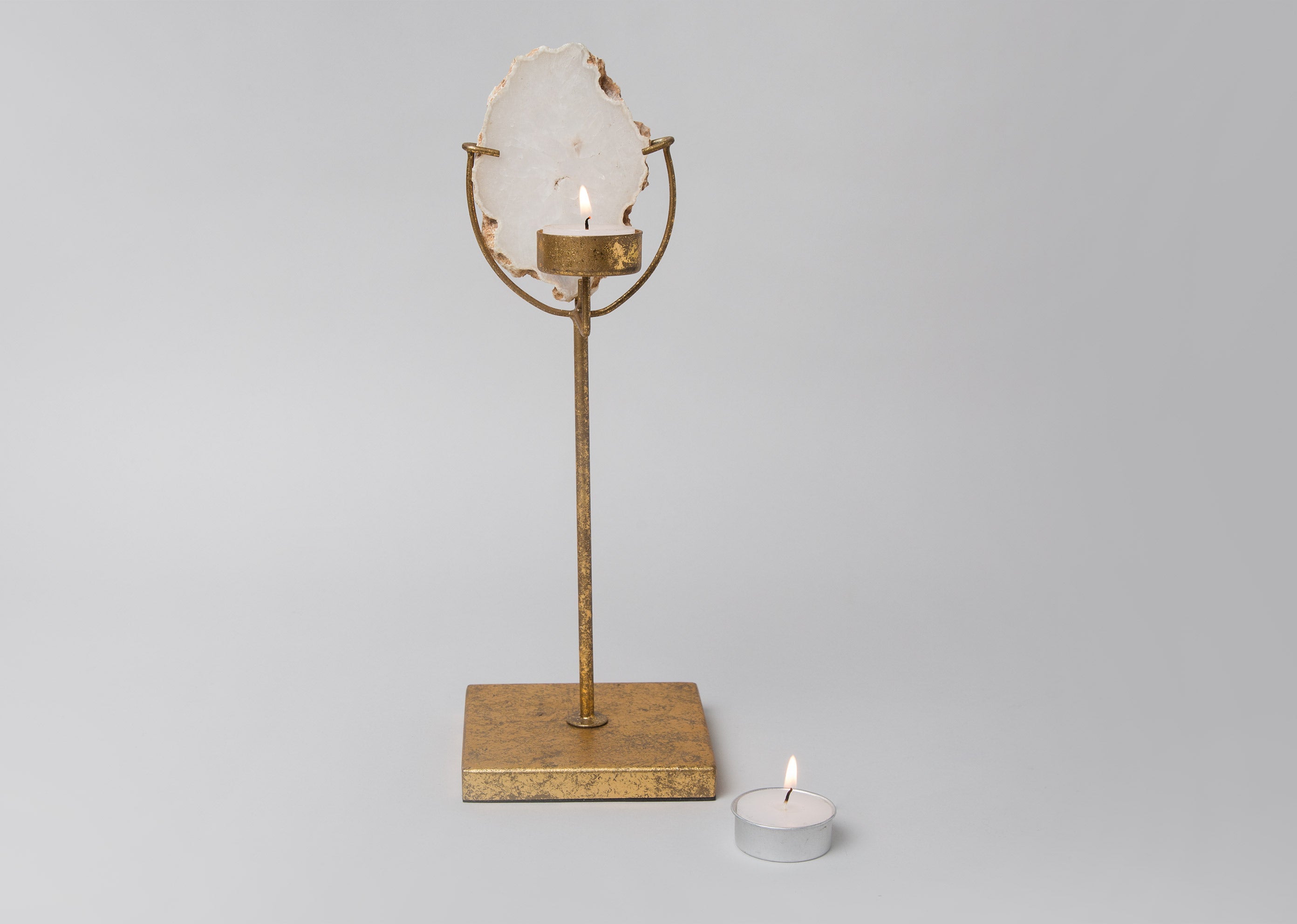 Agate Tea Light Holder - Large