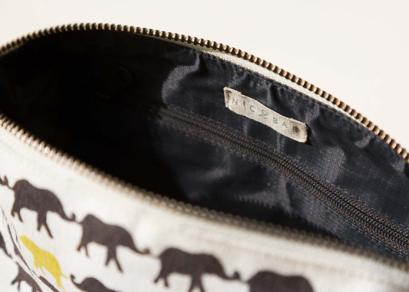 Tora Make-Up Pouch - White