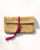 Raffia Flap Clutch - Fuchsia
