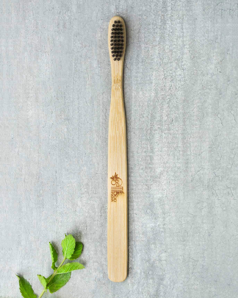 Bamboo Toothbrush - Charcoal