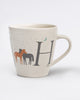 Alphabet H Mug - Stoneware