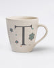 Alphabet T Mug - Stoneware