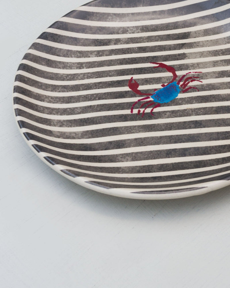 Nancowry Crab Quarter Plate - Multi